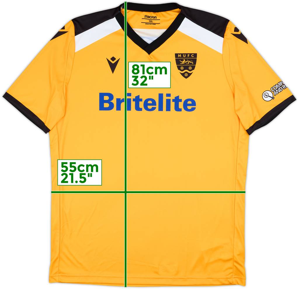 2019-21 Maidstone United Home Shirt - 8/10 - (3XL)