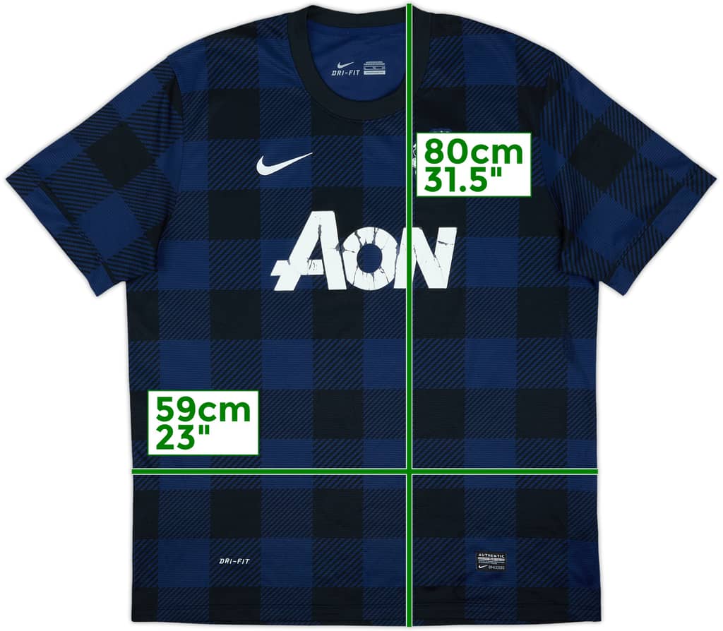 2013-14 Manchester United Away Shirt - 5/10 - (XL)