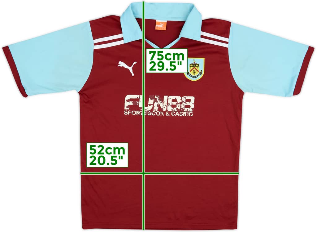 2011-12 Burnley Home Shirt - 4/10 - (L)
