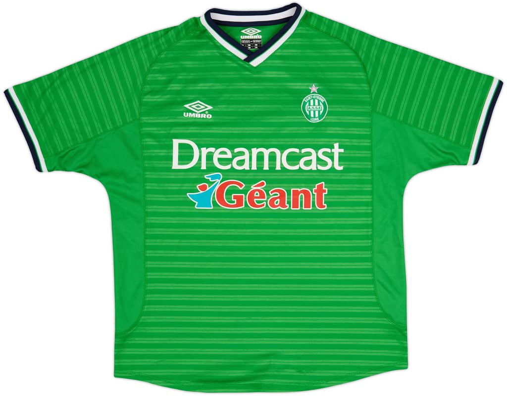 2000-01 Saint Etienne Home Shirt - 8/10 - (L)