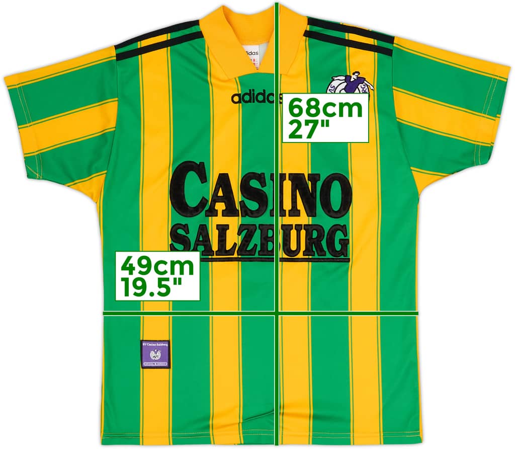 1995-97 Casino Salzburg Away Shirt - 8/10 - (Y)