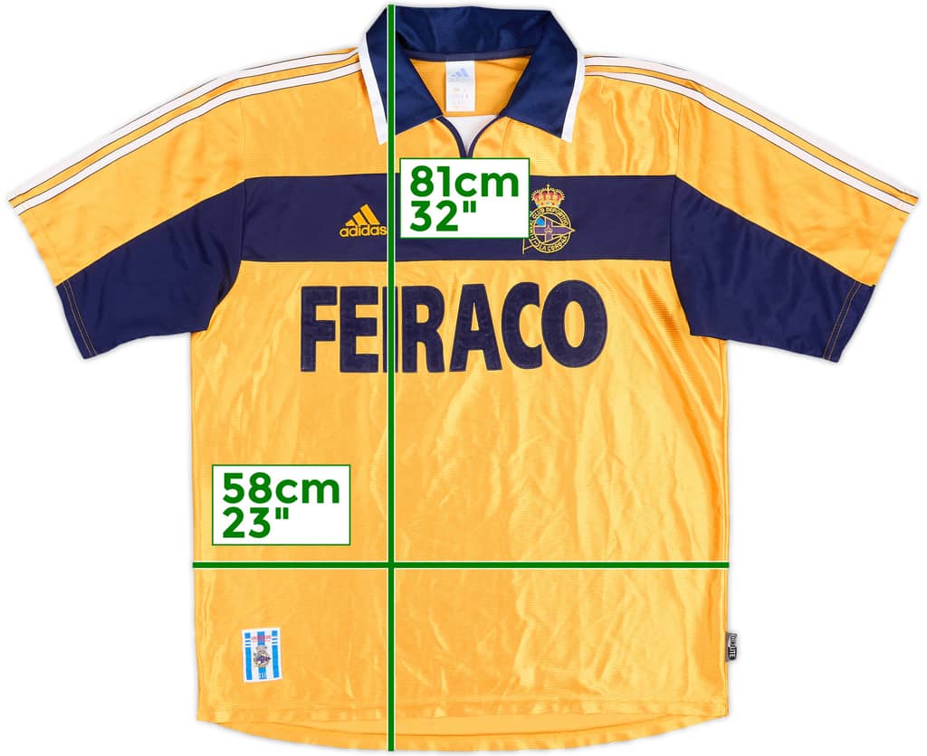 1999-00 Deportivo de La Coruna Third Shirt - 8/10 - (L)