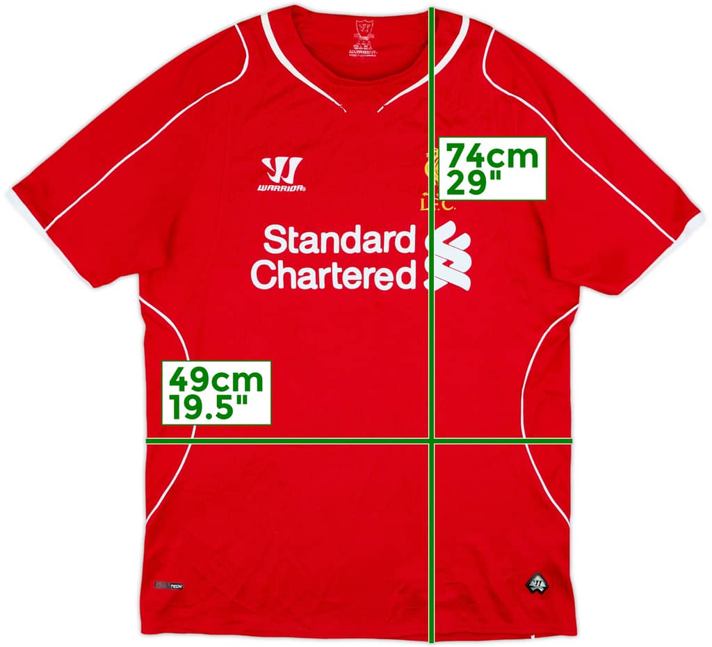 2014-15 Liverpool Home Shirt - 6/10 - (M)