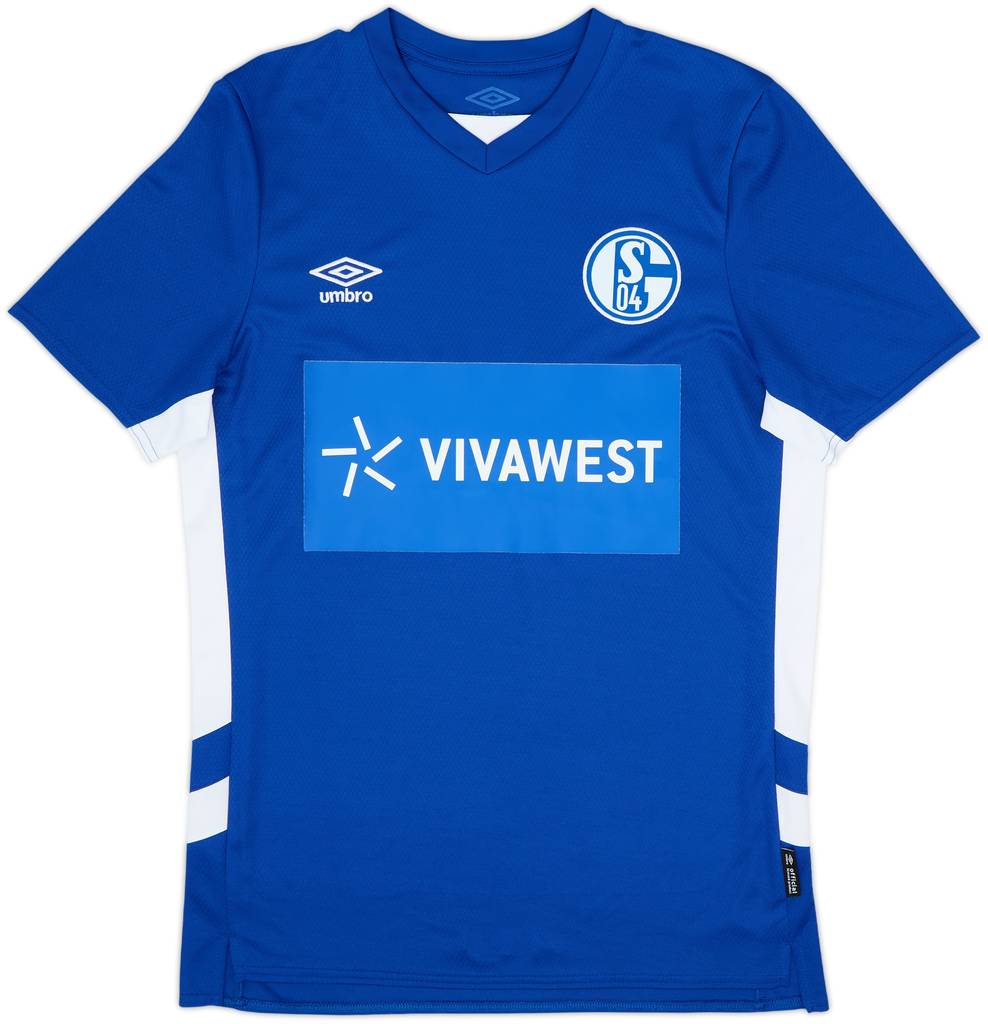 2021-22 Schalke Home Shirt - 9/10 - (M)