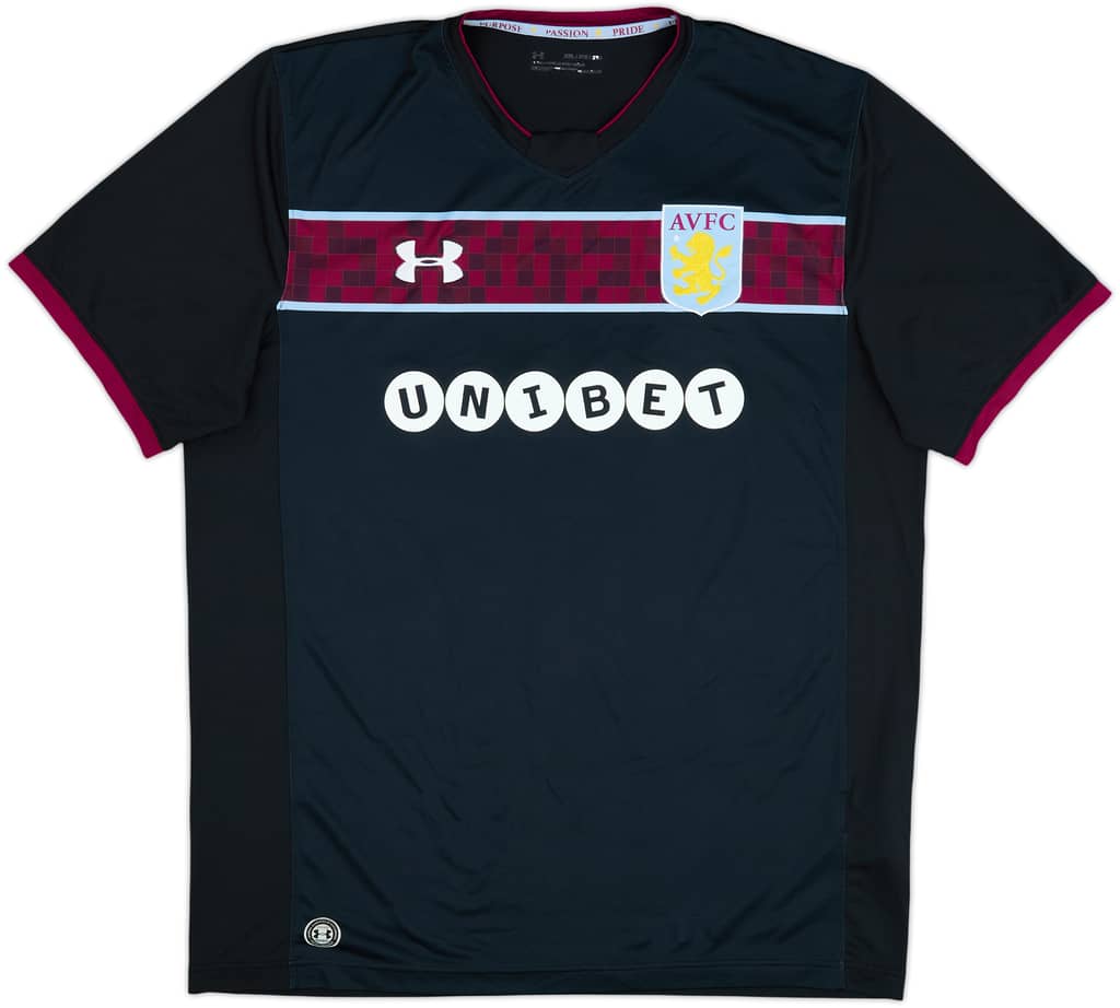 2017-18 Aston Villa Away Shirt - 8/10 - (XXL)