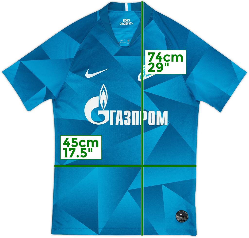 2018-19 Zenit St. Petersburg Away Shirt - 8/10 - (S)