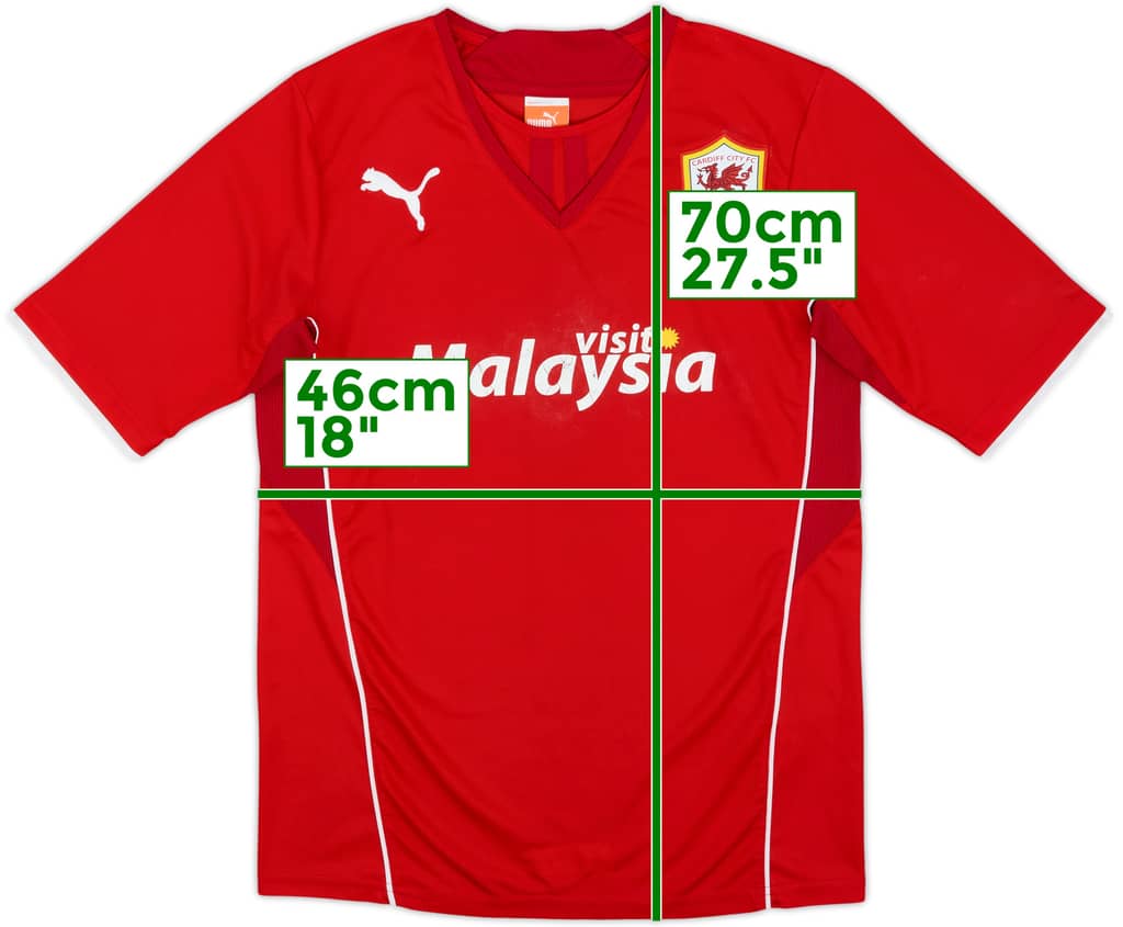 2013-14 Cardiff Home Shirt - 6/10 - (S)