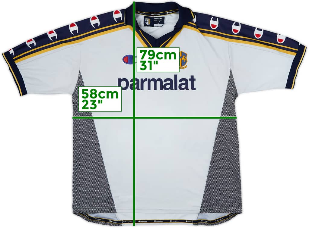Camiseta de visitante del Parma 2000-01 - 5/10 - (L)
