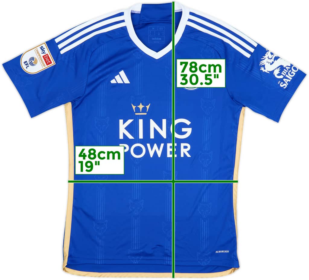 2023-24 Leicester Home Shirt - 10/10 - (M)