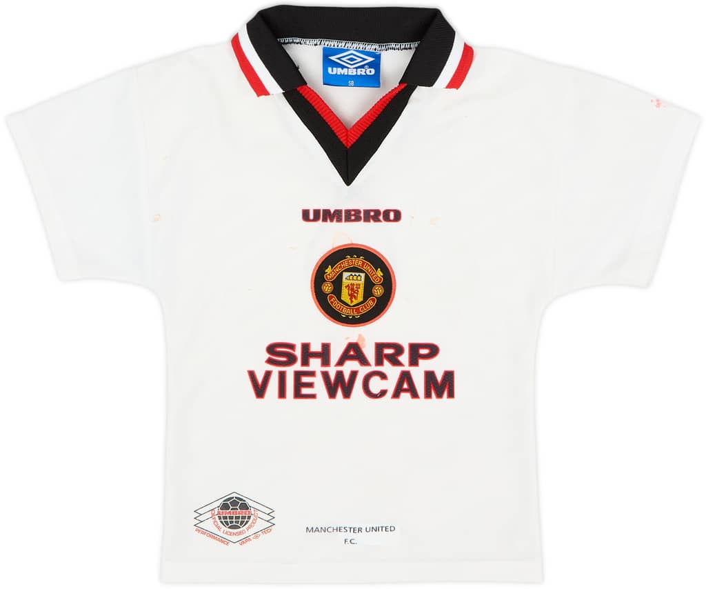 1996-97 Manchester United Away Shirt - 4/10 - (S.Boys)