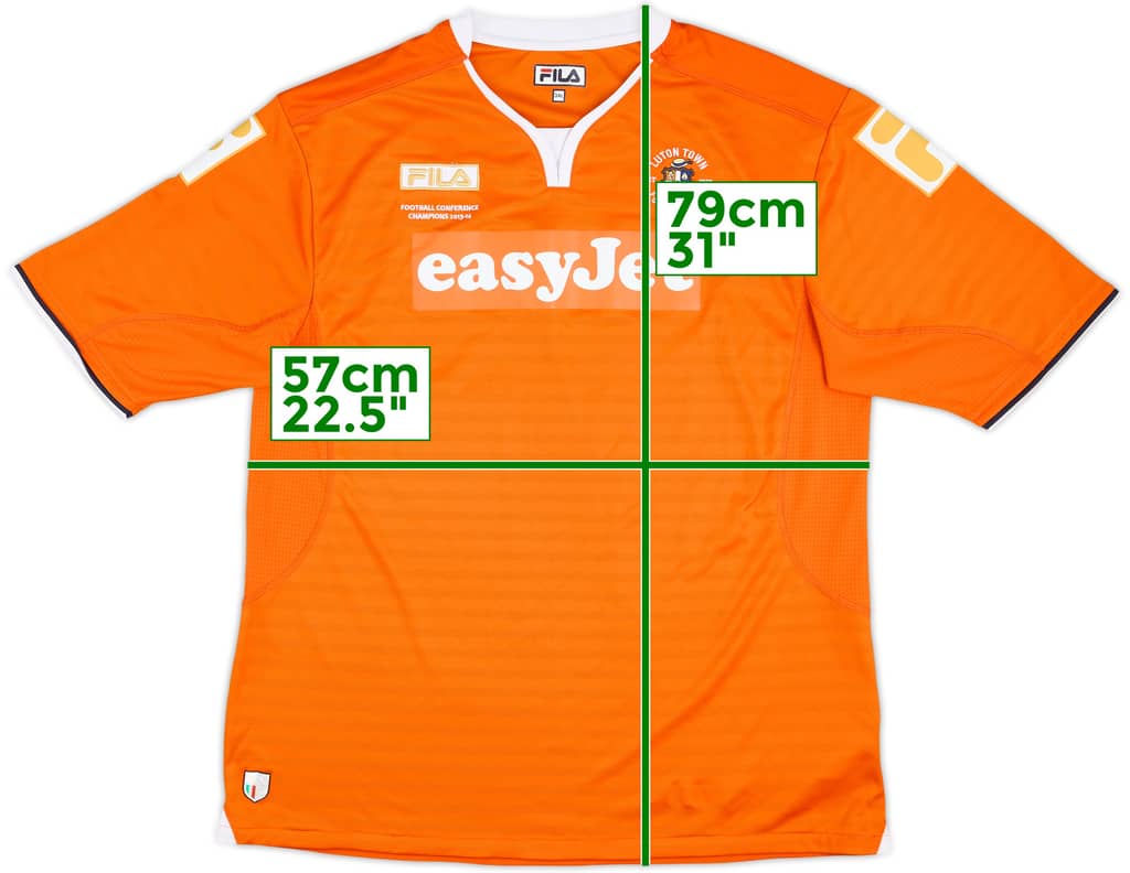 2014-15 Luton Town 'Conference Champions ' Home Shirt - 8/10 - (3XL)