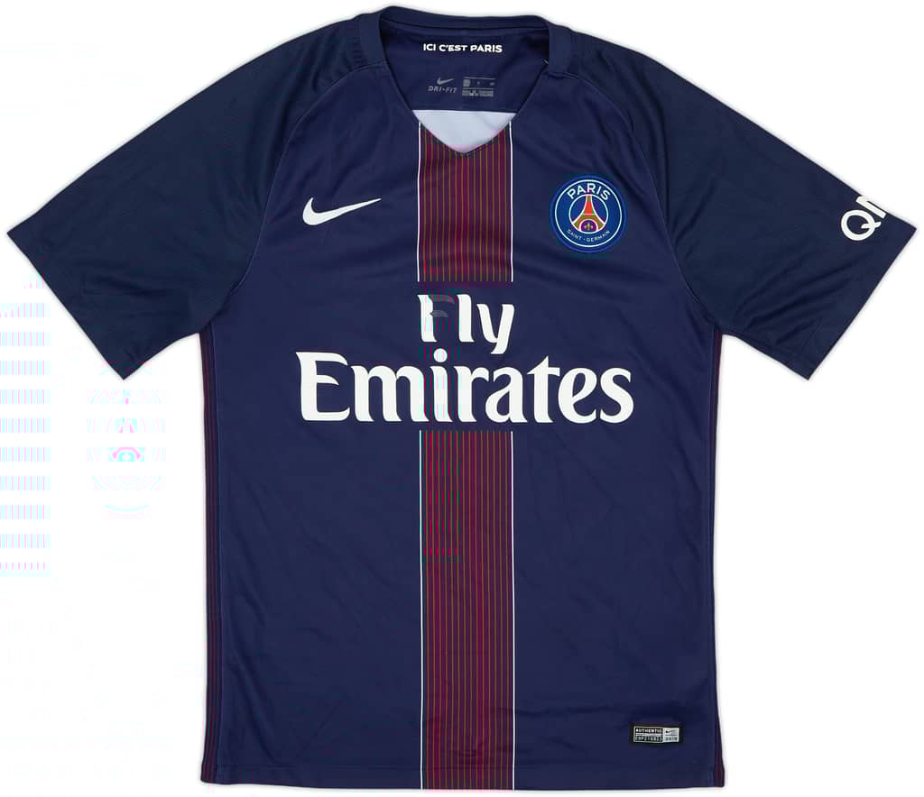 2016-17 Paris Saint-Germain Home Shirt - 4/10 - (S)
