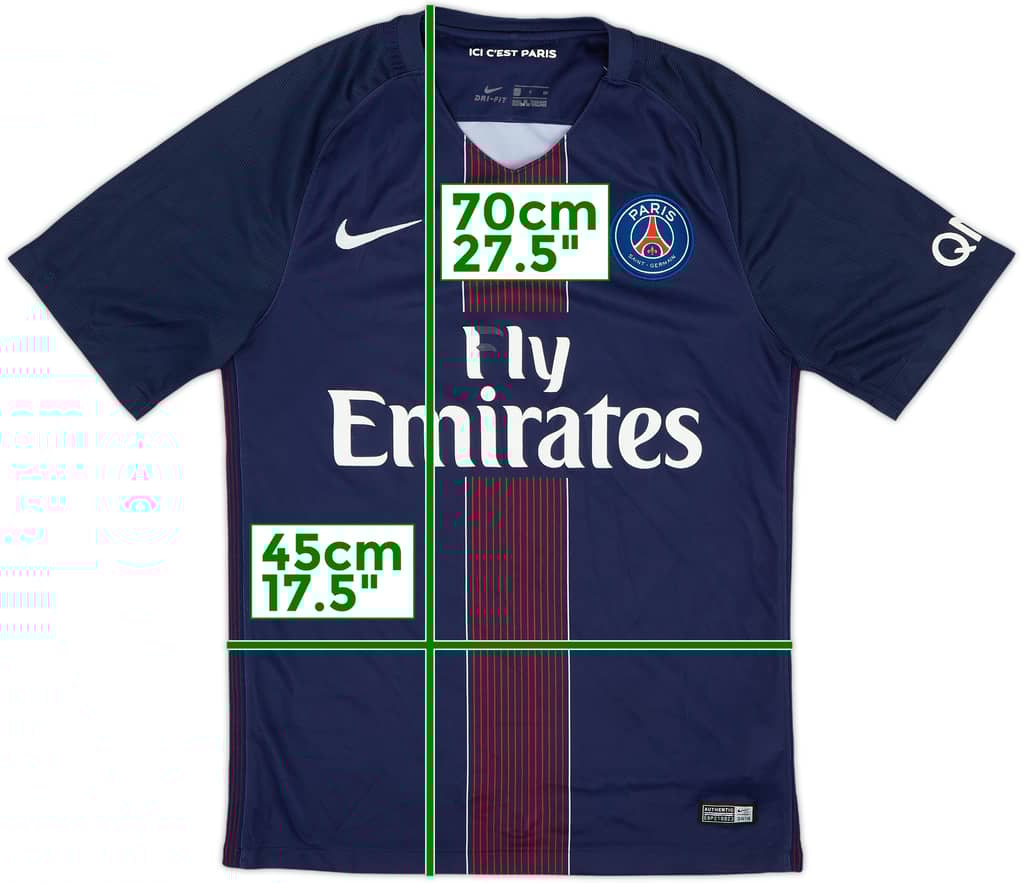 2016-17 Paris Saint-Germain Home Shirt - 4/10 - (S)