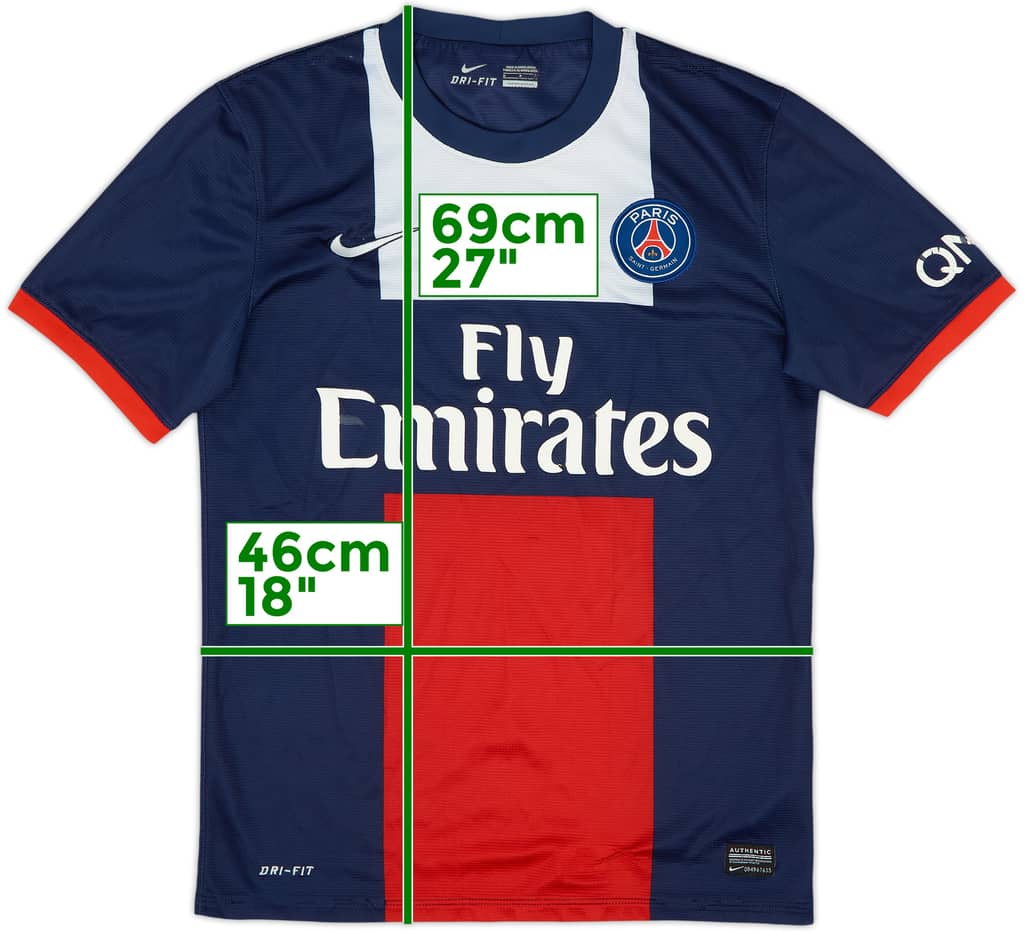 2013-14 Paris Saint-Germain Home Shirt - 5/10 - (S)