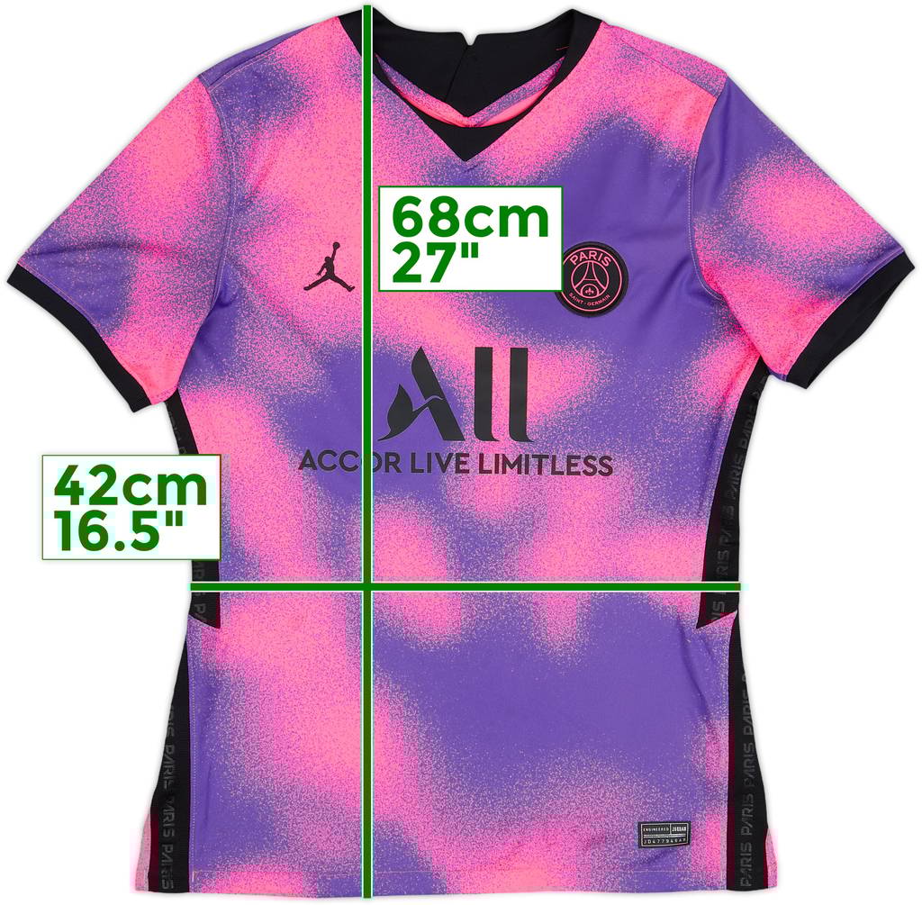 2020-21 Paris Saint-Germain Fourth Shirt - 9/10 - (Women's M)