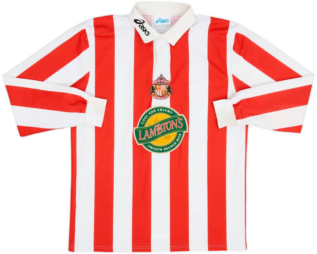 1997-99 Sunderland Home L/S Shirt - 8/10 - (L)