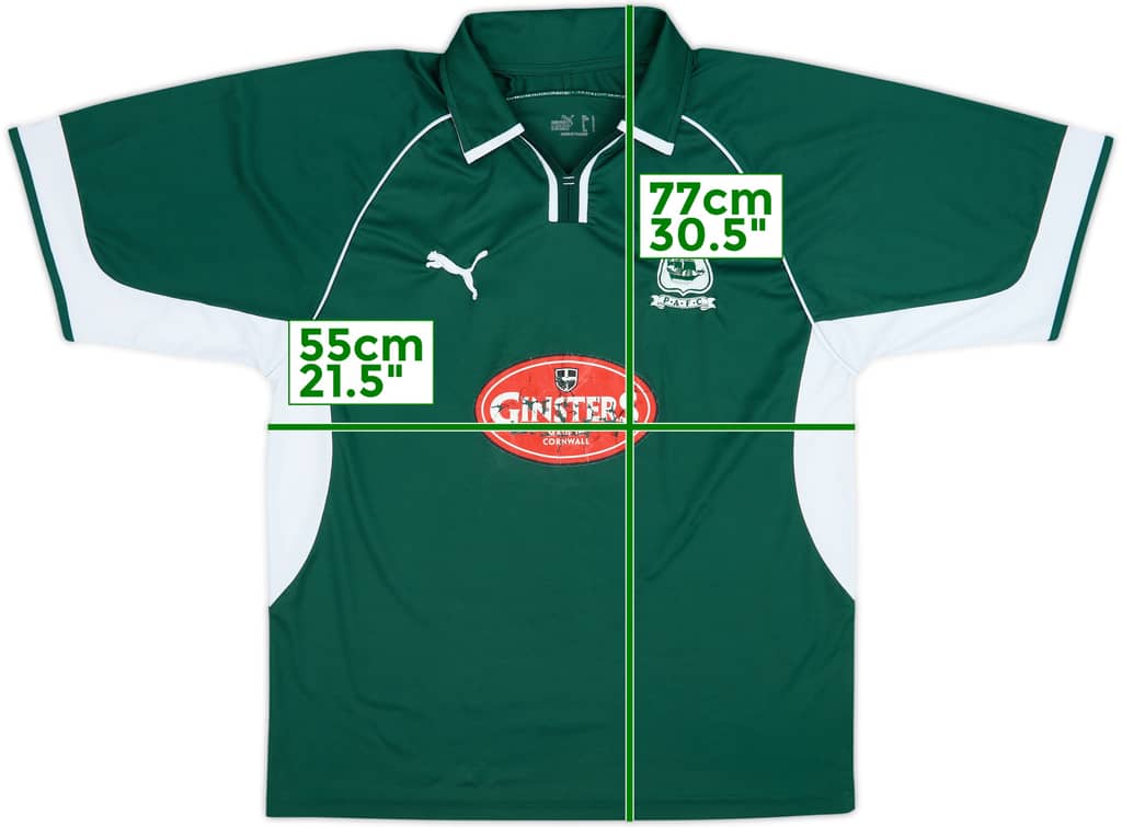 2005-07 Plymouth Home Shirt - 5/10 - (L)