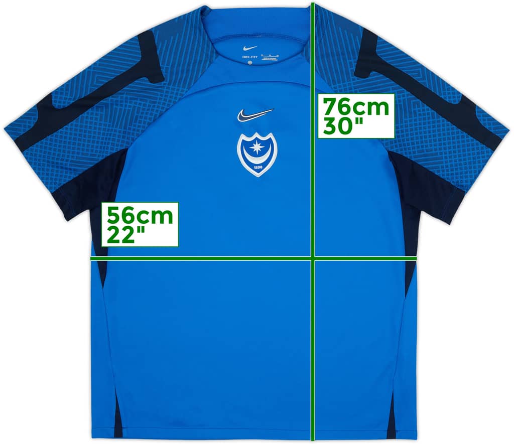 2022-23 Portsmouth Nike Training Shirt - 9/10 - (XL)