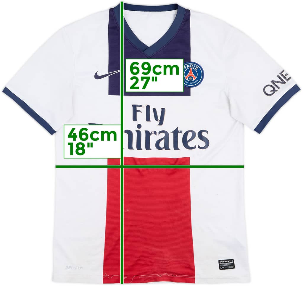 2013-14 Paris Saint-Germain Away Shirt - 4/10 - (S)