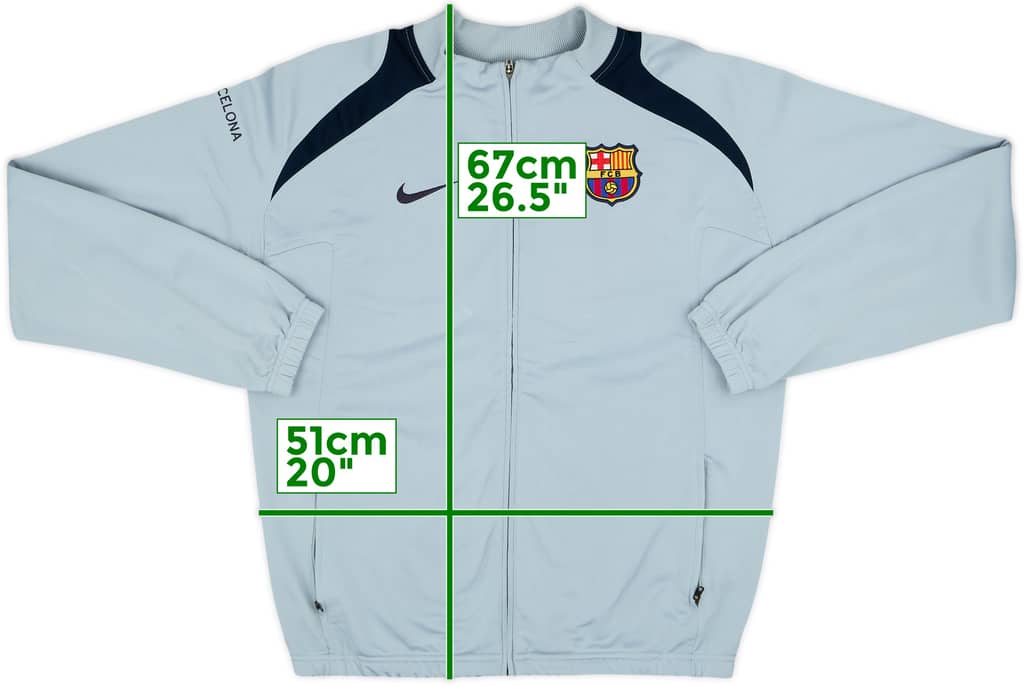 2005-06 Barcelona Nike Track Jacket - 8/10 - (M)