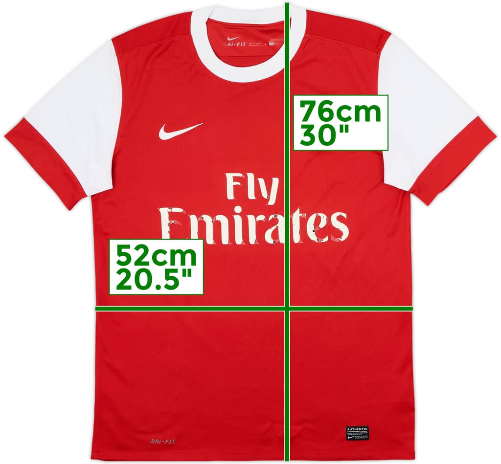 2010-11 Arsenal Home Shirt - 4/10 - (M)