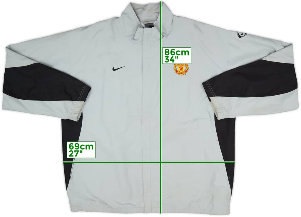 2003-04 Manchester United Nike Track Jacket - 8/10 - (XXL)