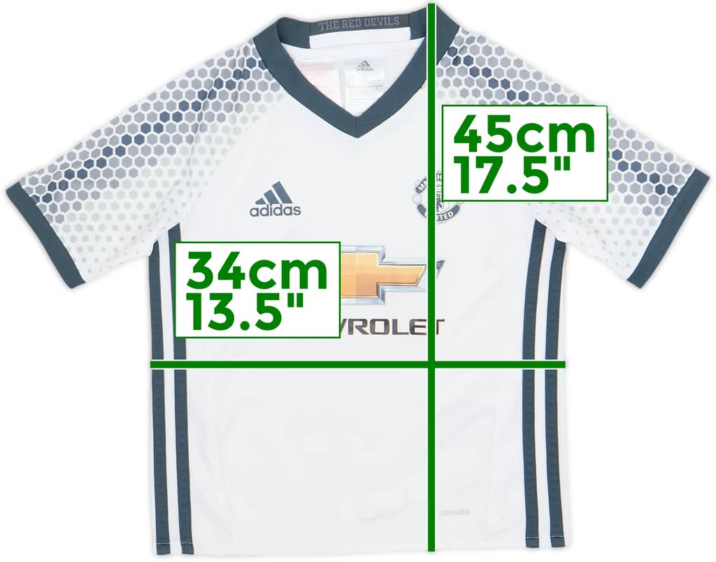 2016-17 Manchester United Third Shirt - 7/10 - (5-6 Years)