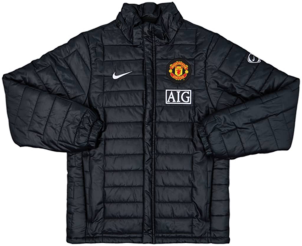 2006-07 Manchester United Nike Padded Bench Coat - 7/10 - (S)