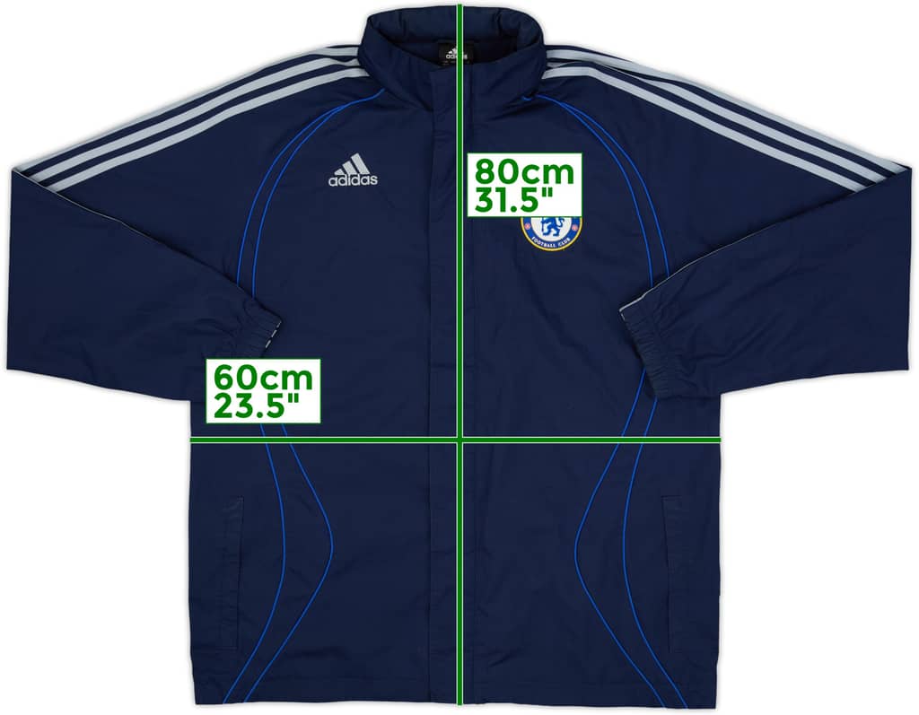 2006-07 Chelsea adidas Padded Bench Coat - 5/10 - (M)
