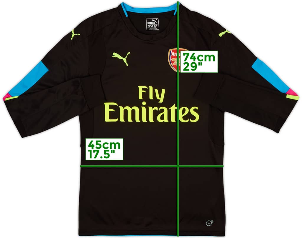 2016-17 Arsenal GK Shirt - 8/10 - (S)