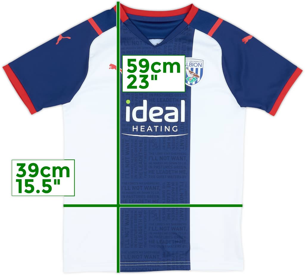 Camiseta de local del West Brom 2021-22 - 10/10 - (M. Niños)
