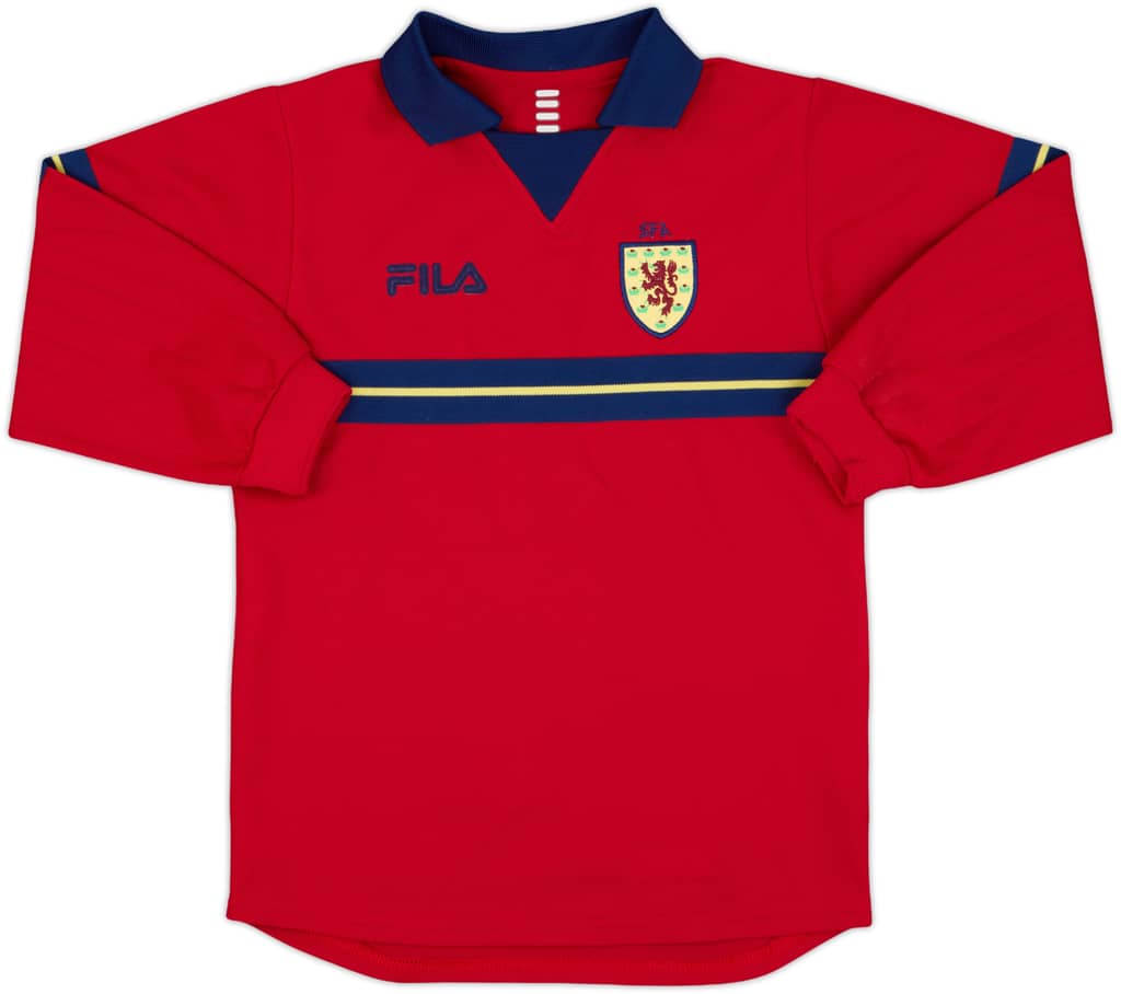 2002-03 Scotland GK Shirt - 8/10 - (S.Boys)