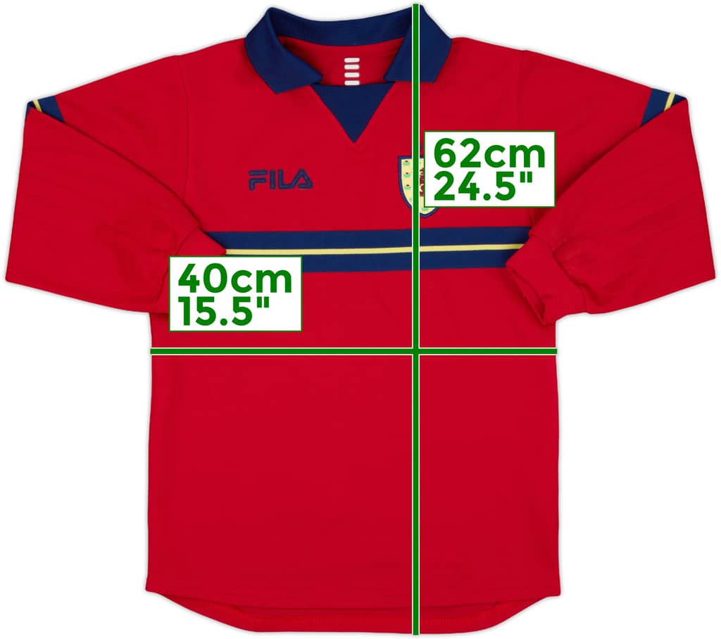 2002-03 Scotland GK Shirt - 8/10 - (S.Boys)