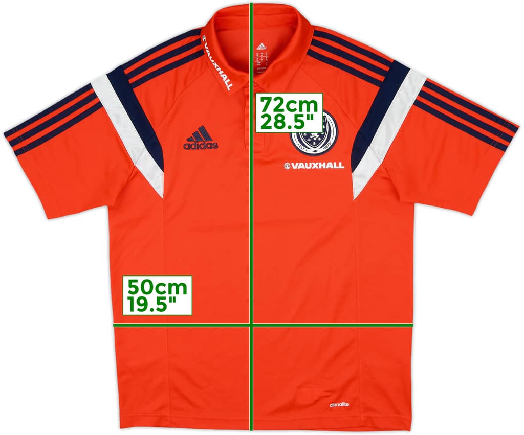2014-15 Scotland adidas Polo Shirt - 10/10 - (M)
