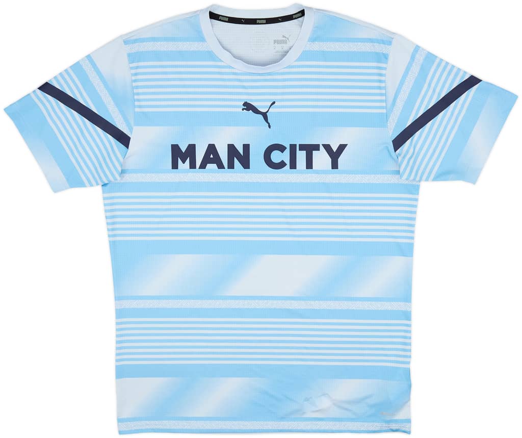 2021-22 Manchester City Puma Training Shirt - 8/10 - (M)