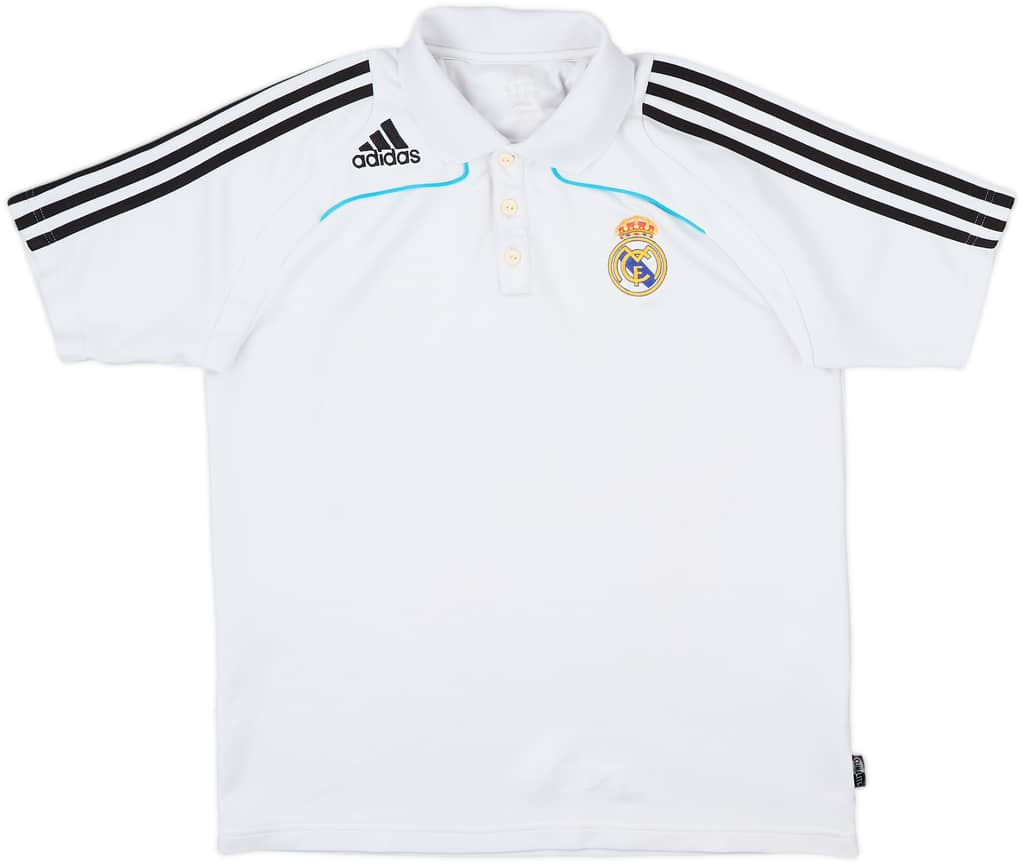 2008-09 Real Madrid adidas Polo Shirt - 8/10 - (M)