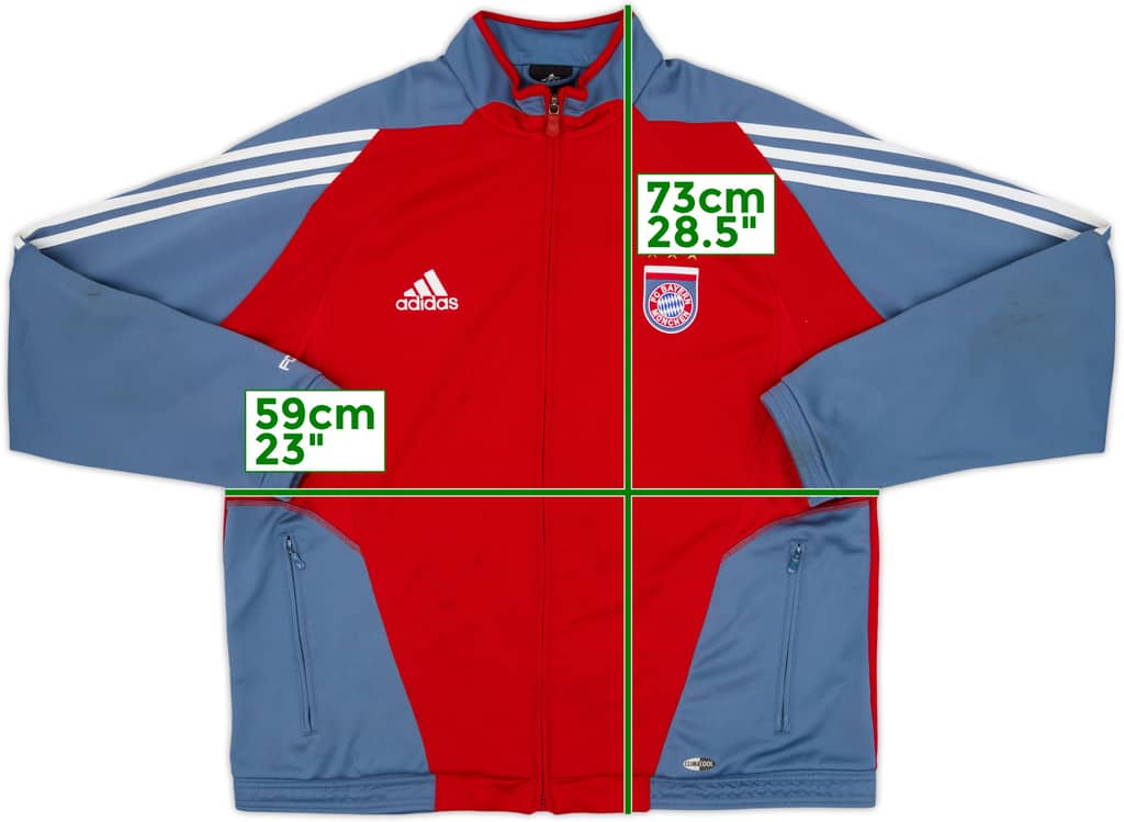 2005-06 Bayern Munich adidas Track Jacket - 8/10 - (L/XL)