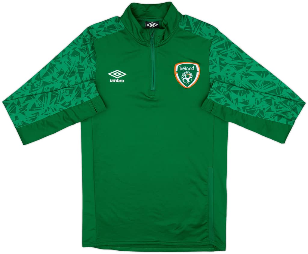 2020-21 Ireland Umbro 1/4 Zip Drill Top - 9/10 - (S)