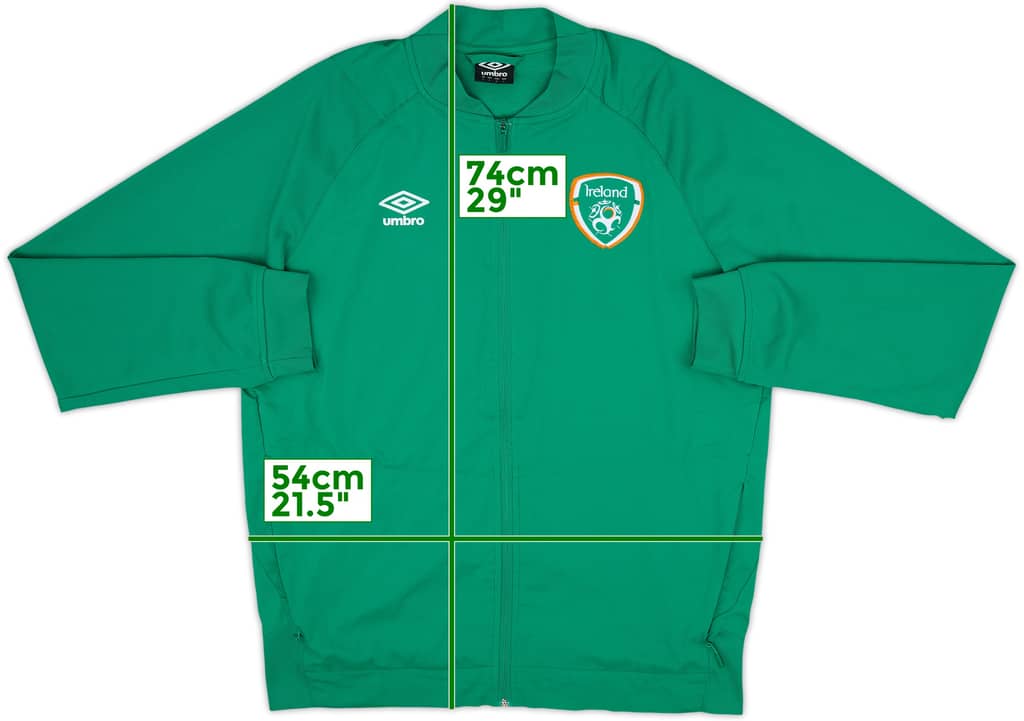 2016-17 Ireland Umbro Track Jacket - 9/10 - (L)