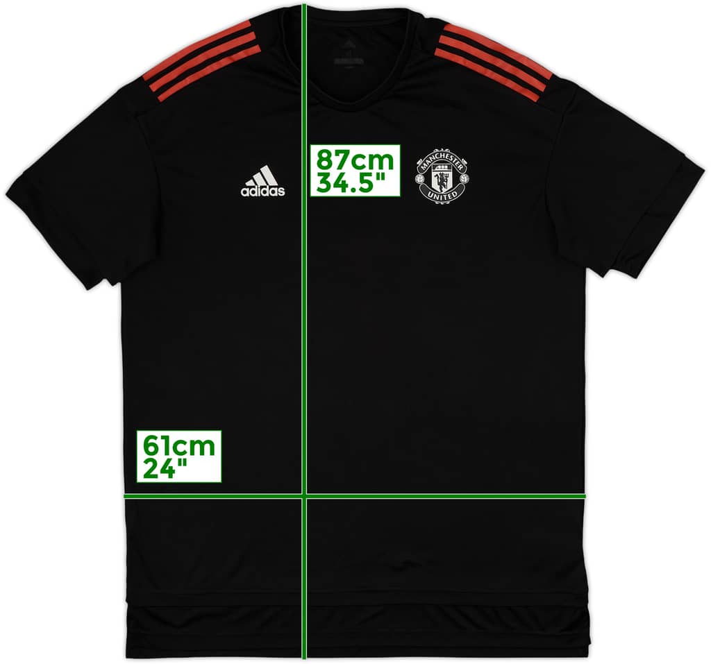 2017-18 Manchester United adidas Training Shirt - 8/10 - (XL)