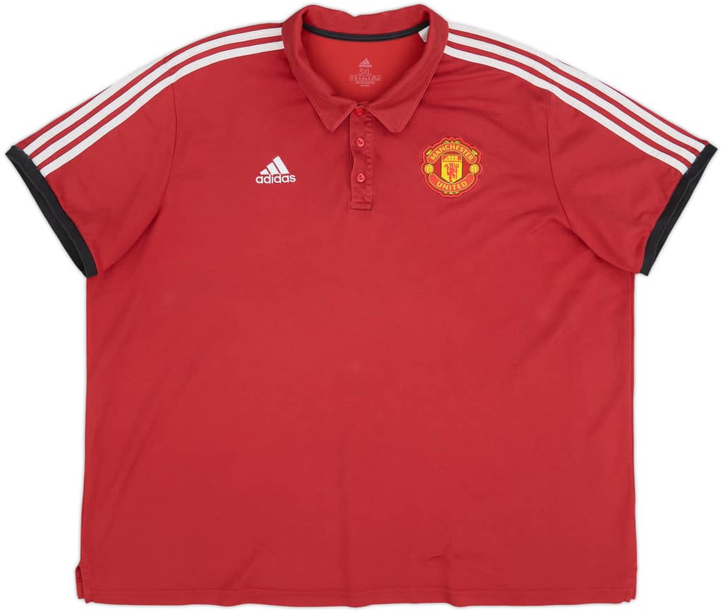 2021-22 Manchester United adidas Polo Shirt - 6/10 - (3XL)