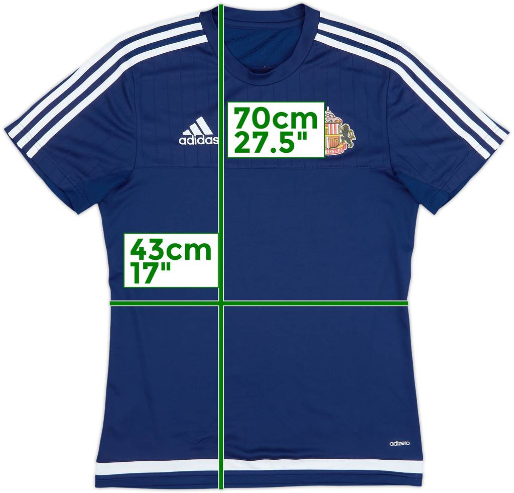 2015-16 Sunderland adizero Training Shirt - 8/10 - (S)