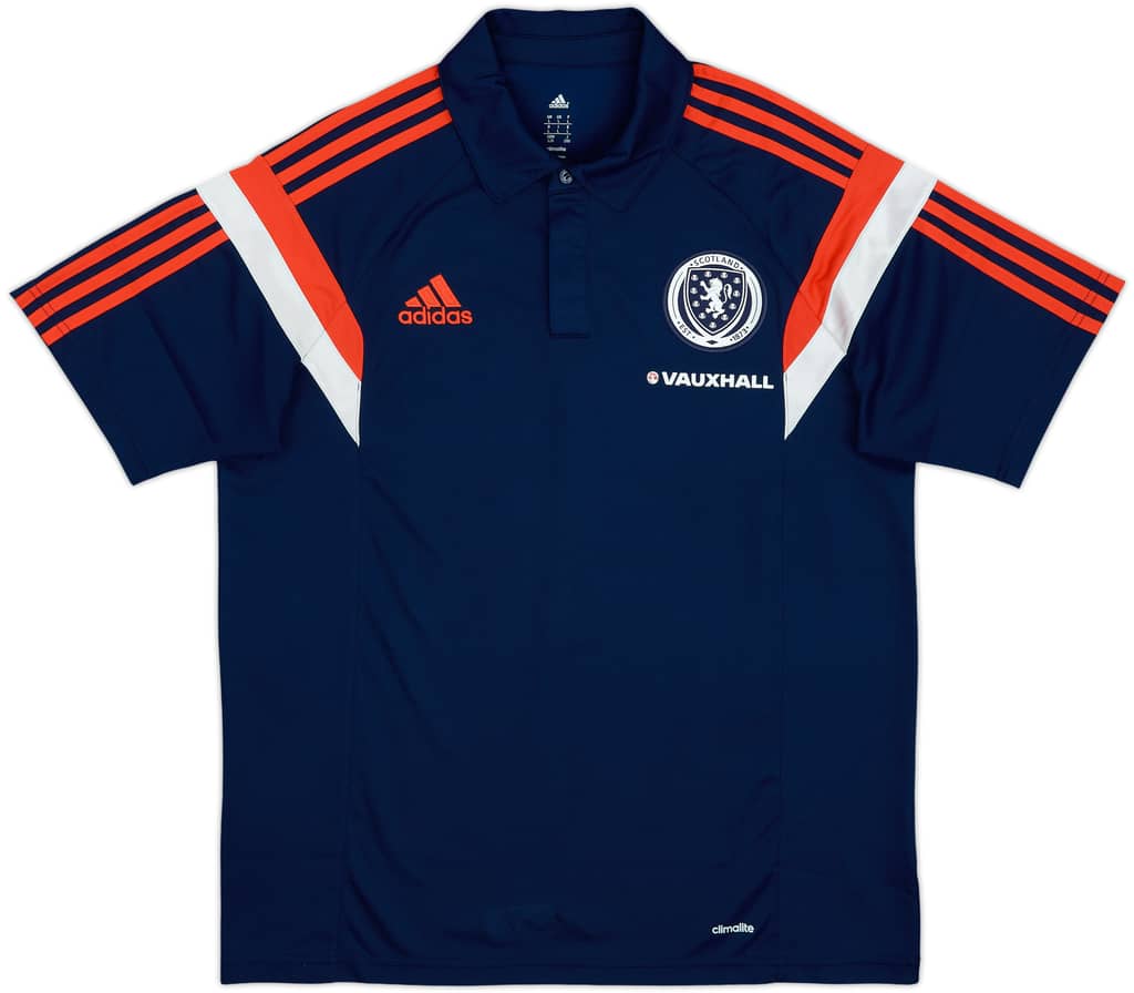 2013-14 Scotland adidas Polo Shirt - 9/10 - (L)