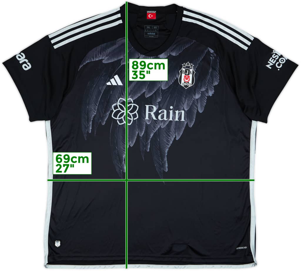 2023-24 Besiktas Away Shirt - 10/10 - (3XL)