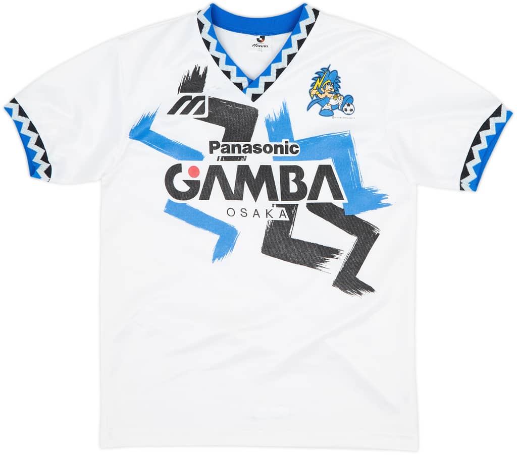 1993-95 Gamba Osaka Mizuno Camiseta de entrenamiento - 8/10 - (L)