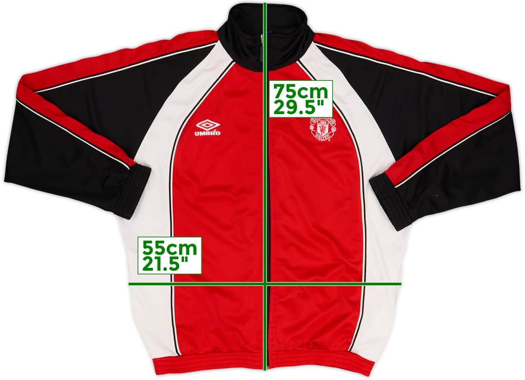 1999-00 Manchester United Umbro Track Jacket - 8/10 - (S)
