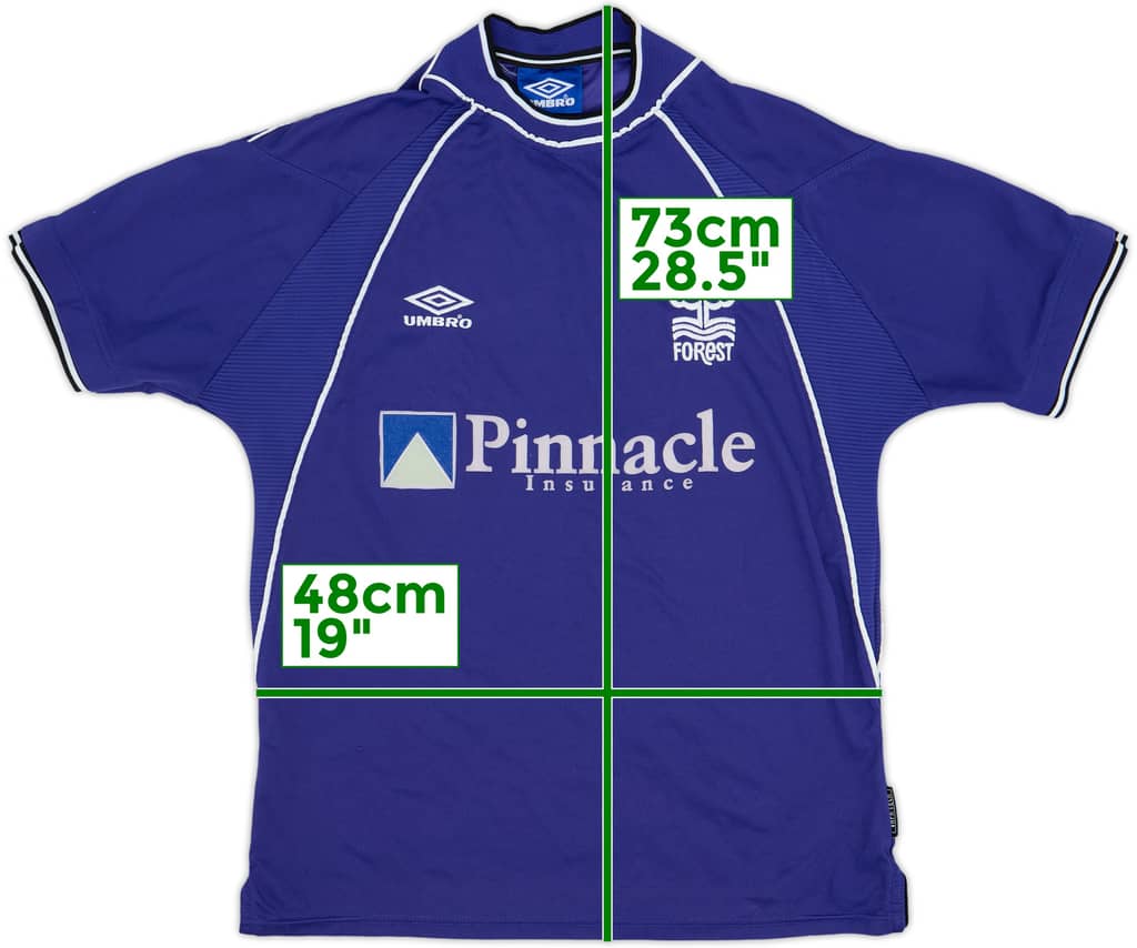 1999-01 Nottingham Forest Away Shirt - 8/10 - (M)