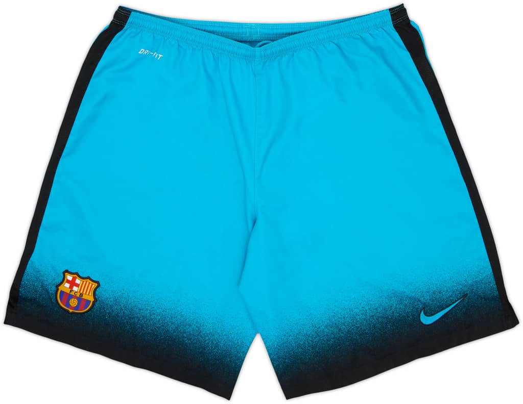 2015-16 Barcelona Away Shorts - 8/10 - (L)