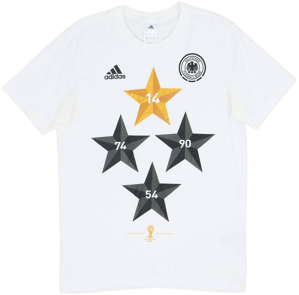 2014 Germany adidas World Cup Winners Cotton Tee - 6/10 - (M)