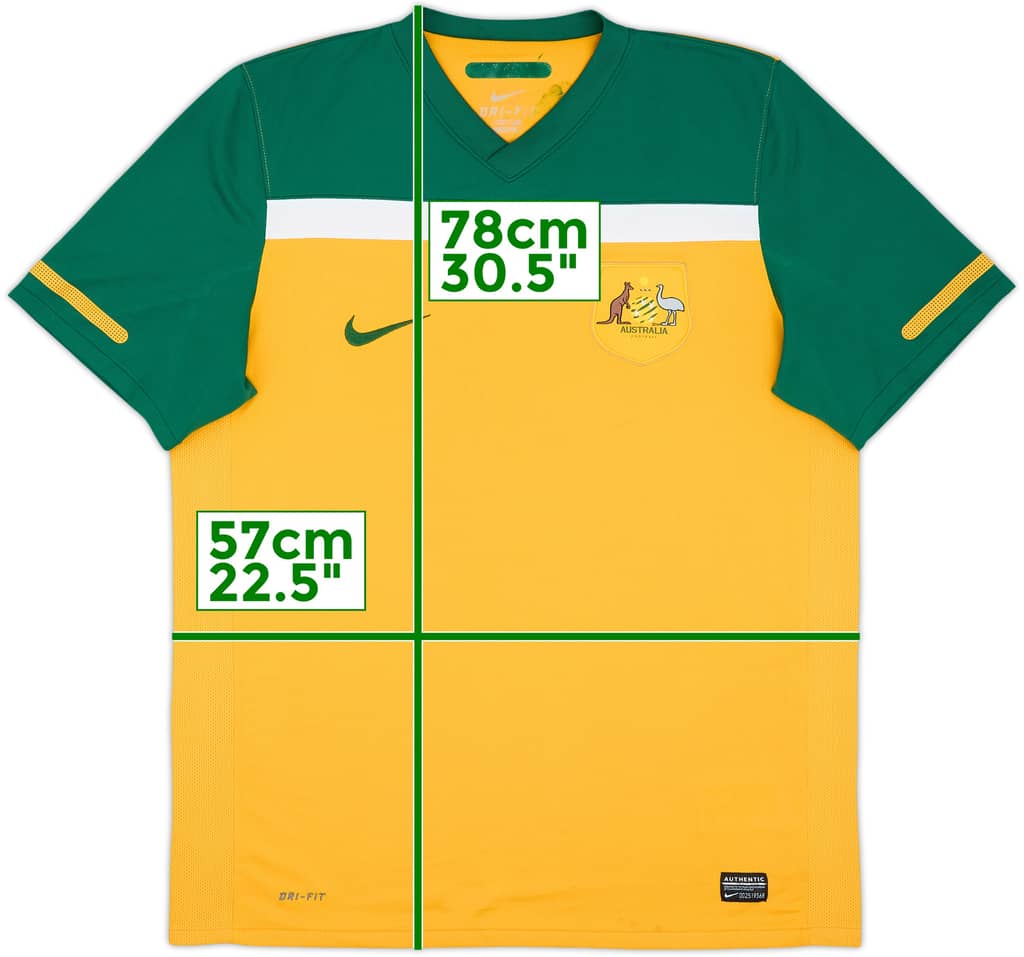 2010-11 Australia Home Shirt - 8/10 - (L)